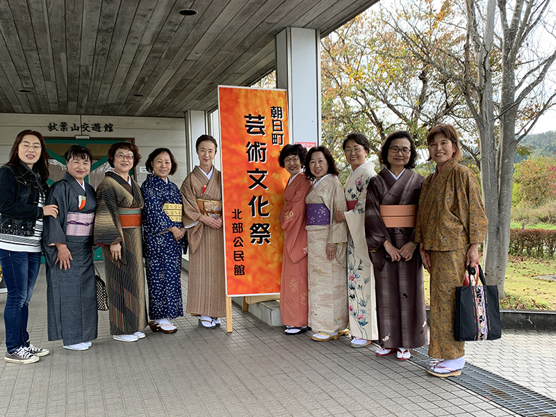 台湾ゲスト様　第1弾　2回目の朝日町文化祭をご満悦(^^♪